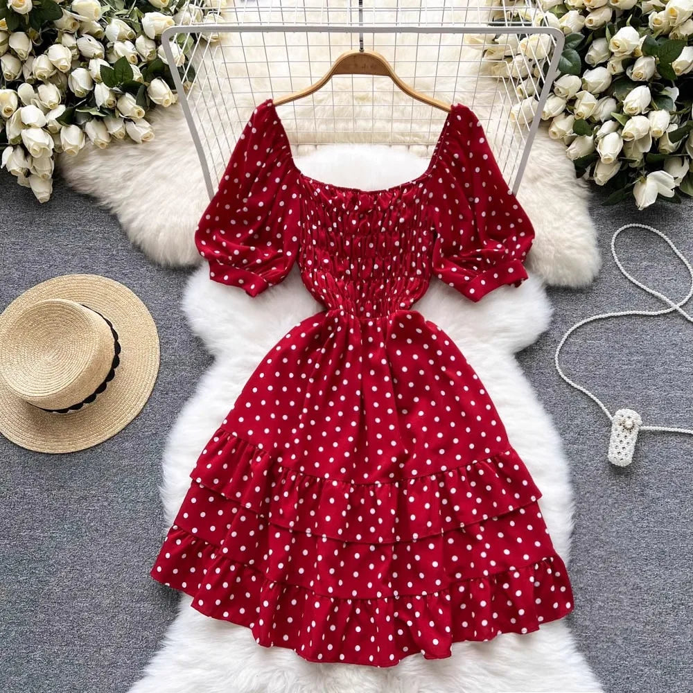 Polka Dot Mini Dress