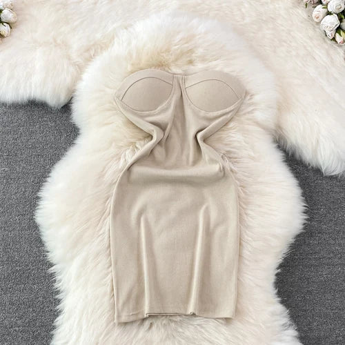 Strapless Tube Bodycon Party Dress