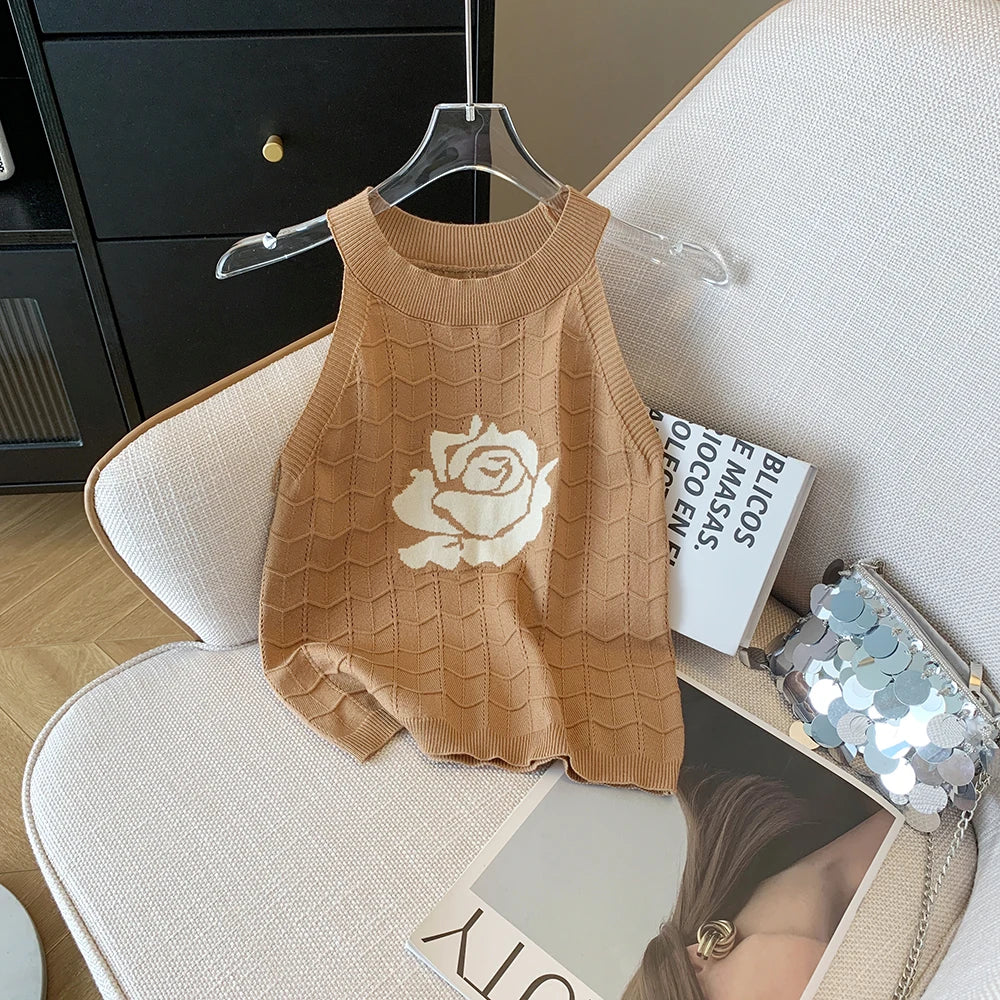 Stretch Knit Cami Tank Top