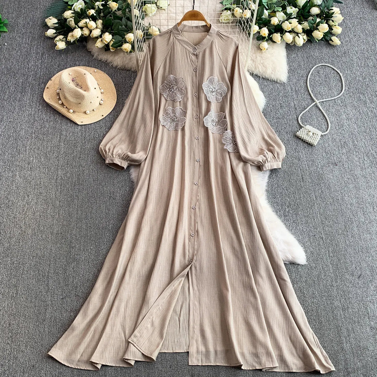 Floral Loose A-Line Dress