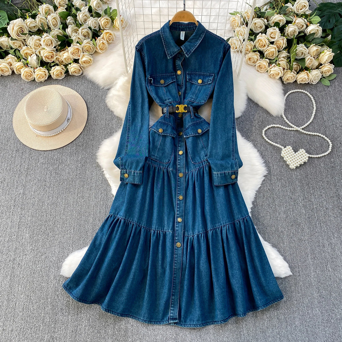 Collared Ruffle Fairy Dress