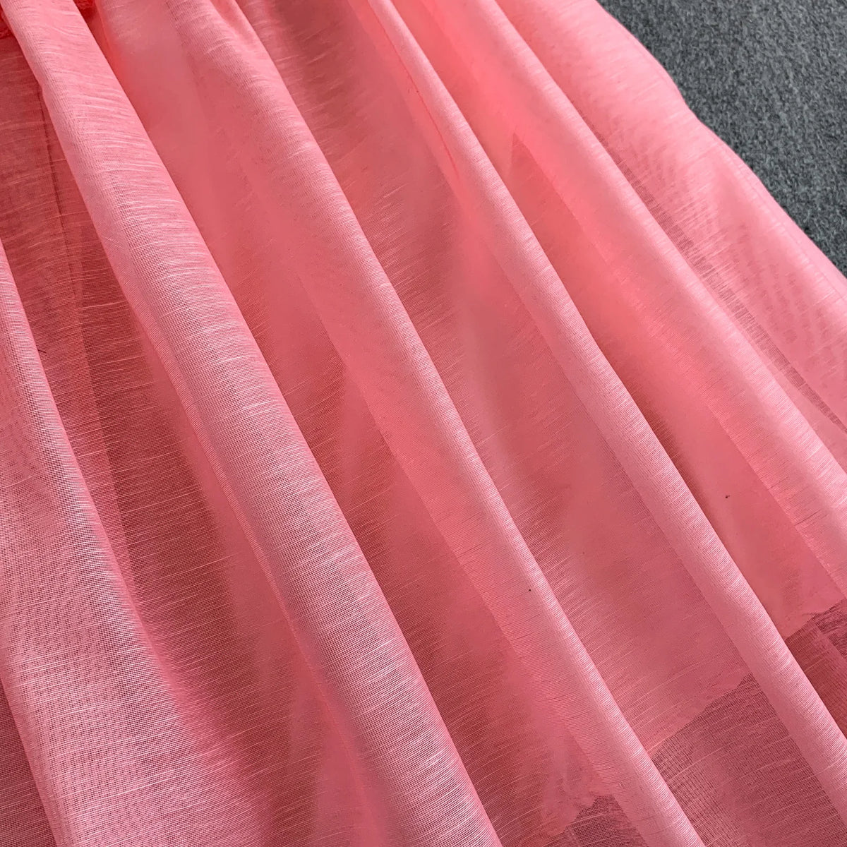 Solid Notched Neck A-Line Dress