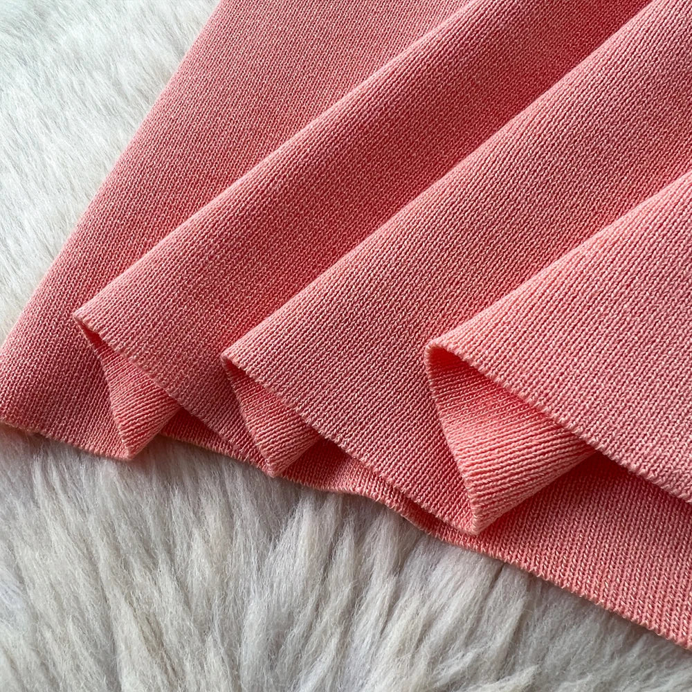 Knit Wrap Bodycon Office Dress