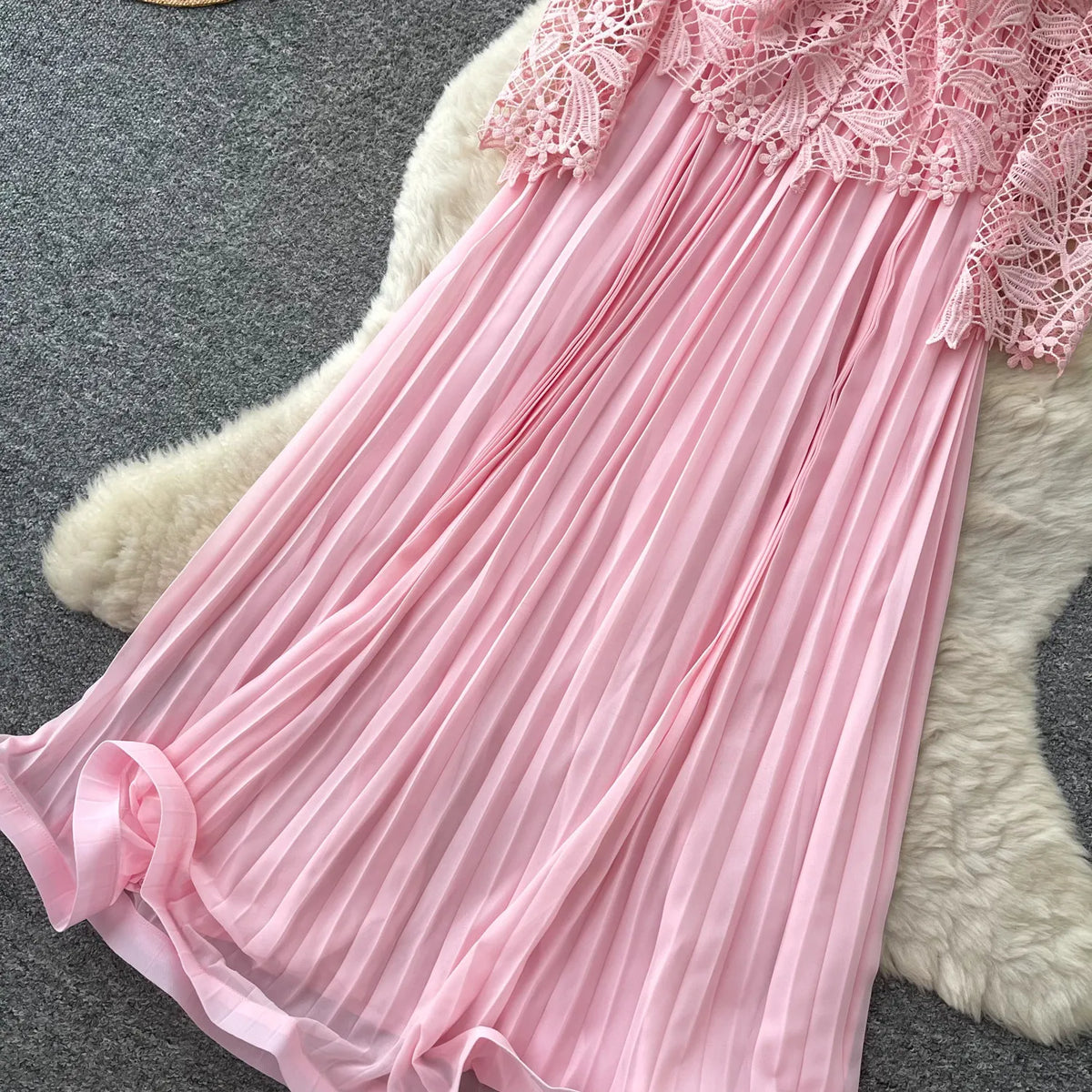 Lace Cami Top and Tulle Skirt Set