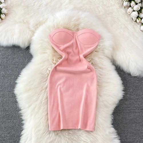 Strapless Tube Bodycon Party Dress