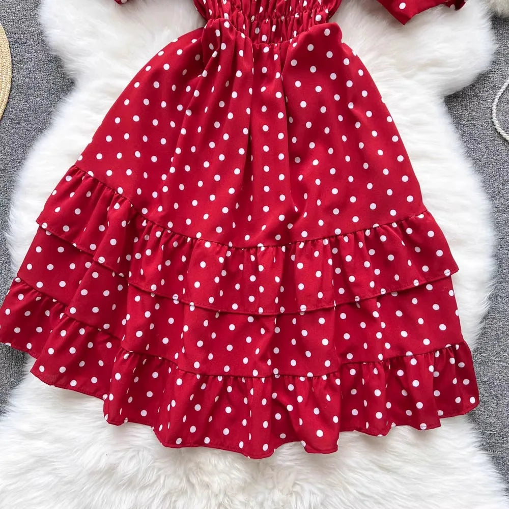 Polka Dot Mini Dress