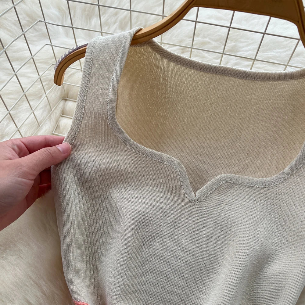 Knit Wrap Bodycon Office Dress