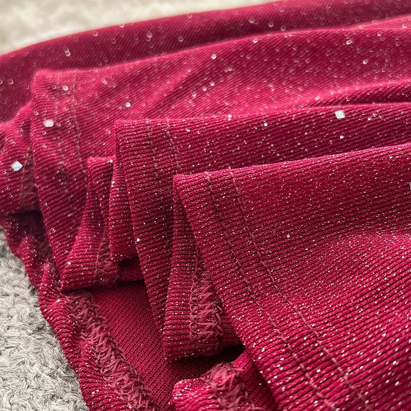 Sequin V-Neck Maxi Gown