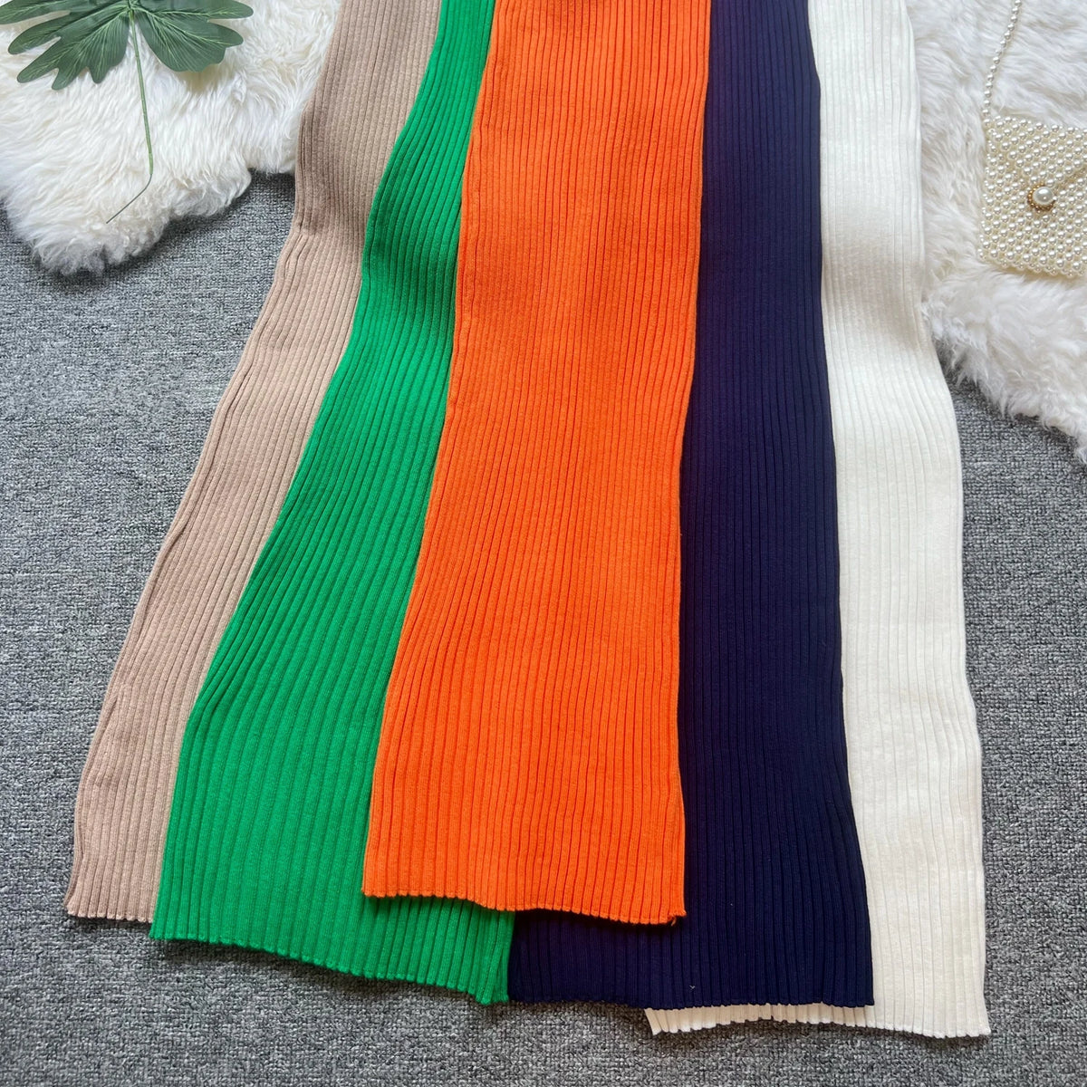 Ribbed Knit Bodycon Maxi Dress