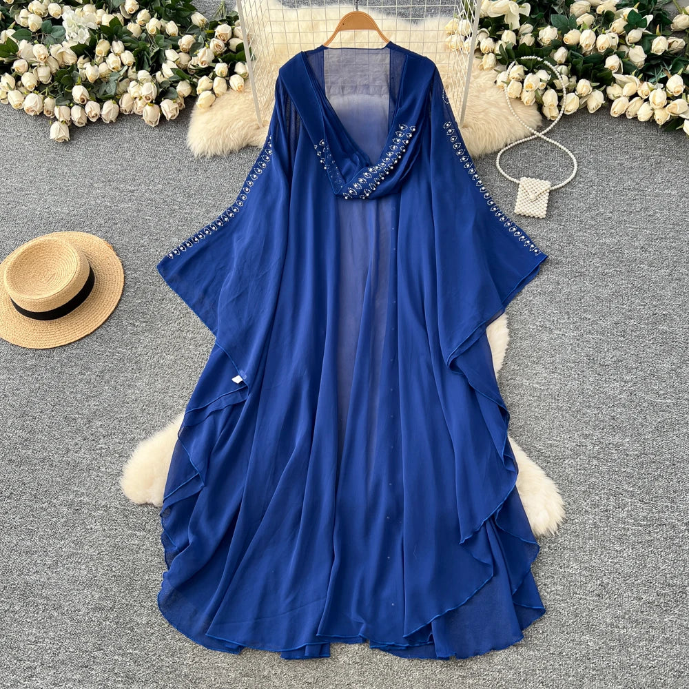 Loose Long Sleeve Long Cardigan