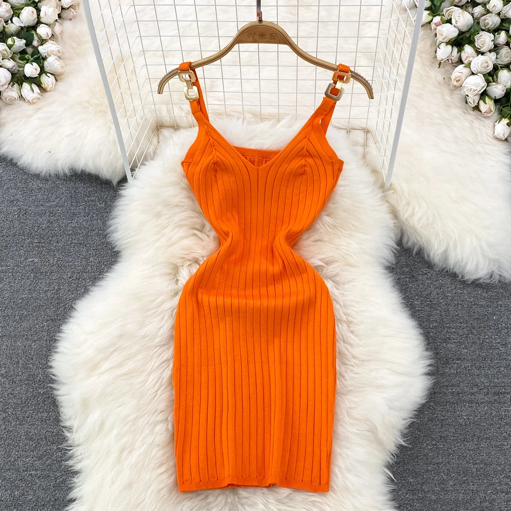 Off-Shoulder Crochet Backless Bodycon Dress