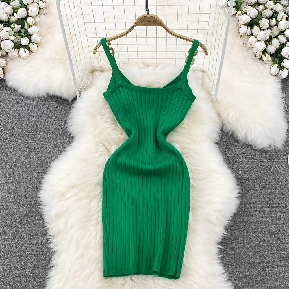 Off-Shoulder Crochet Backless Bodycon Dress