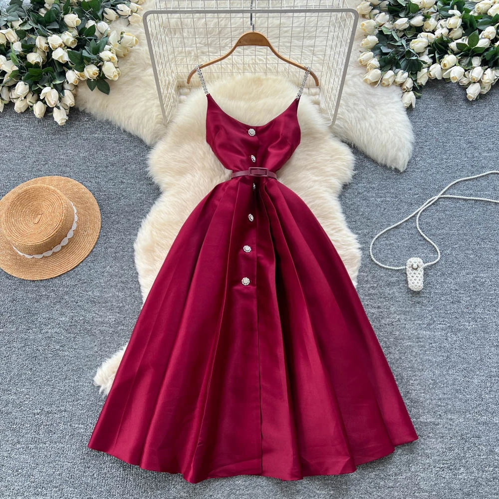 Sleeveless Ruched Fairy Sundress