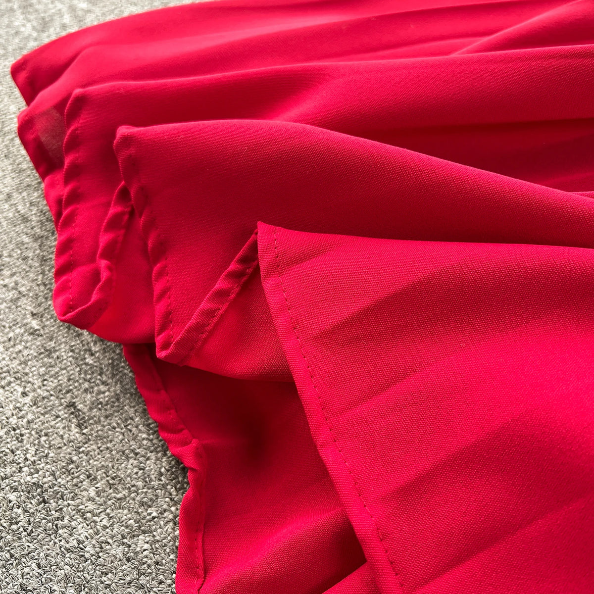 Pleated Chiffon Sleeveless A-Line Dress