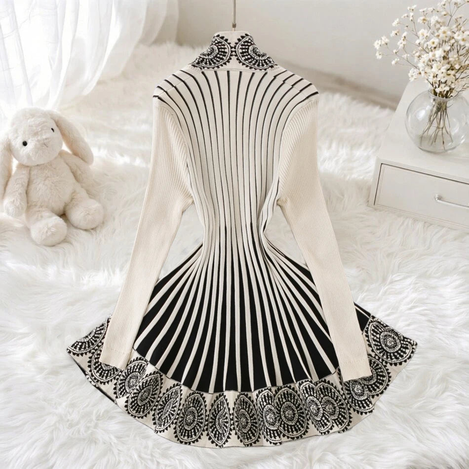 Open Stitch Ethnic Knit Cardigan
