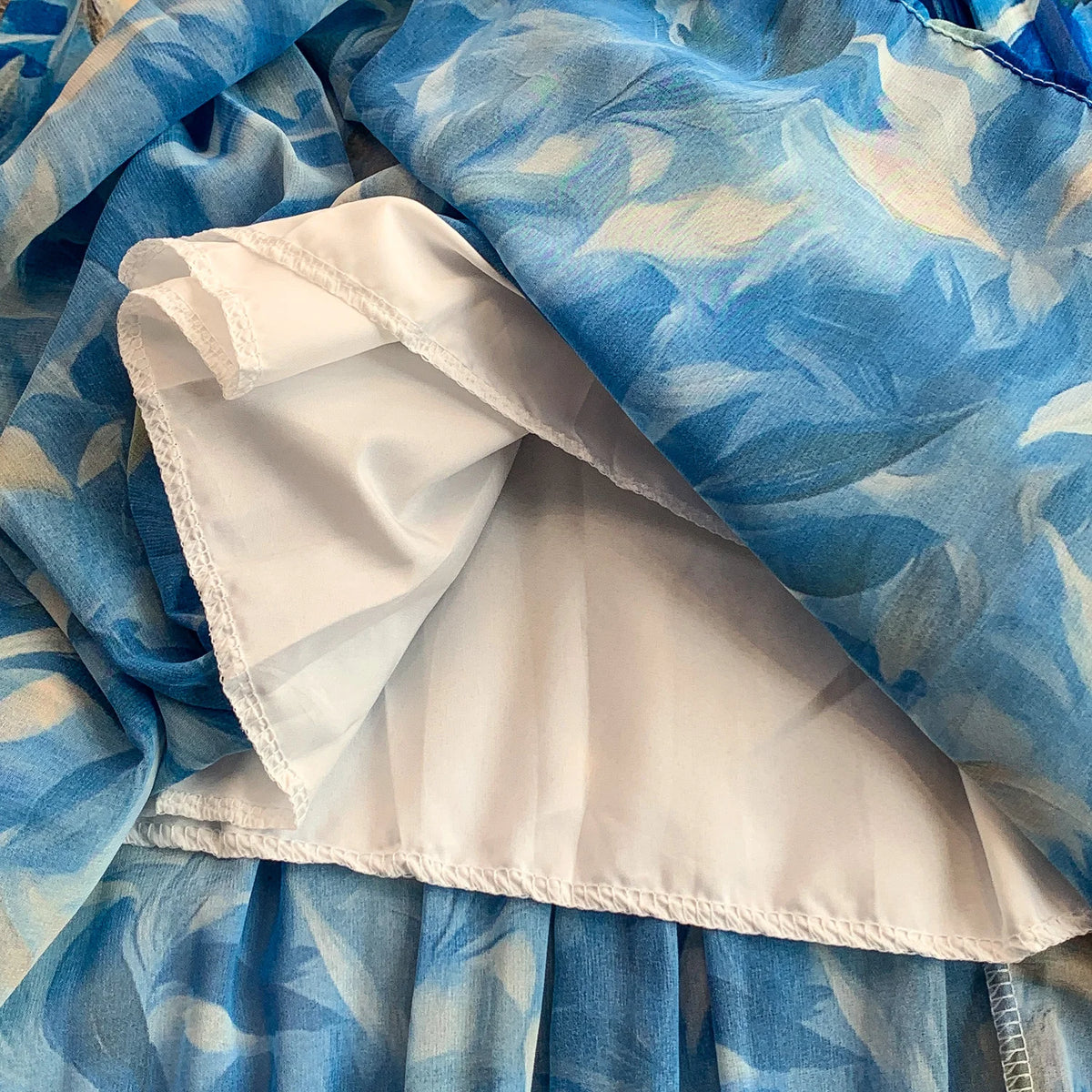 Ruched V-Neck A-Line Beach Dress