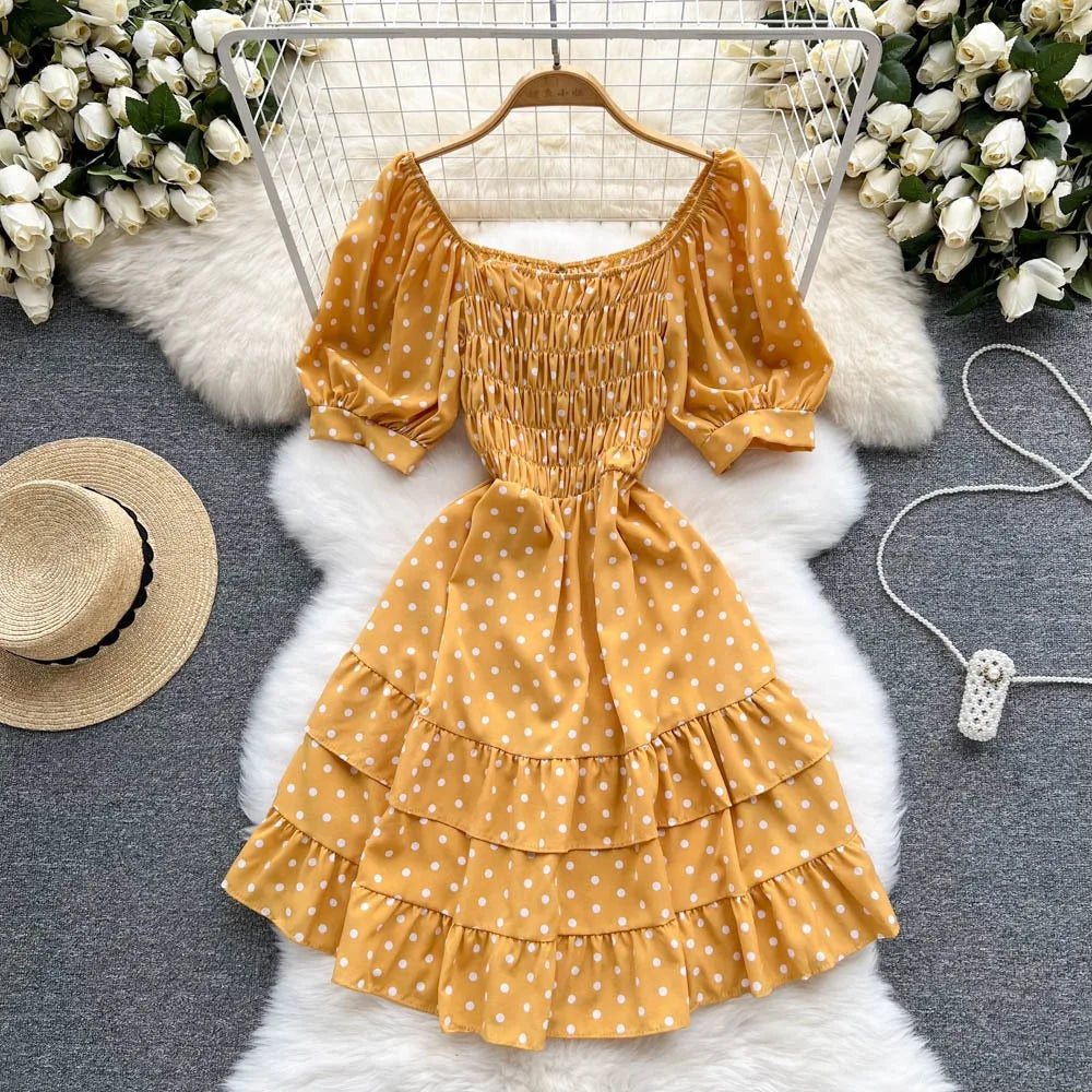 Polka Dot Mini Dress