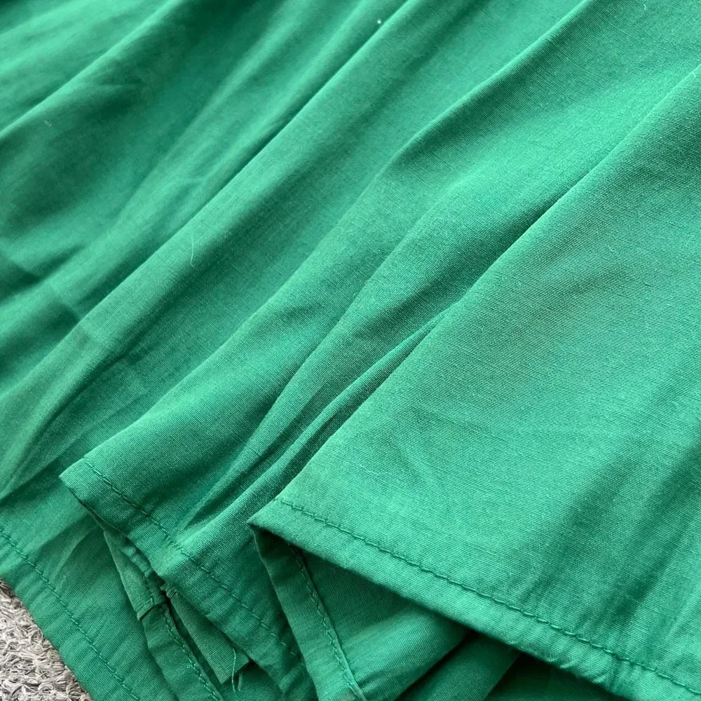 Embroidered Print Lace-Up Maxi Dress