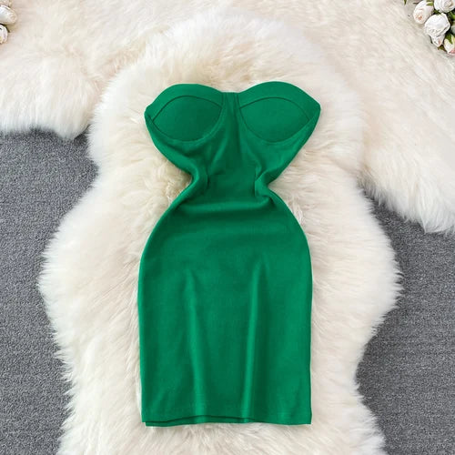 Strapless Tube Bodycon Party Dress