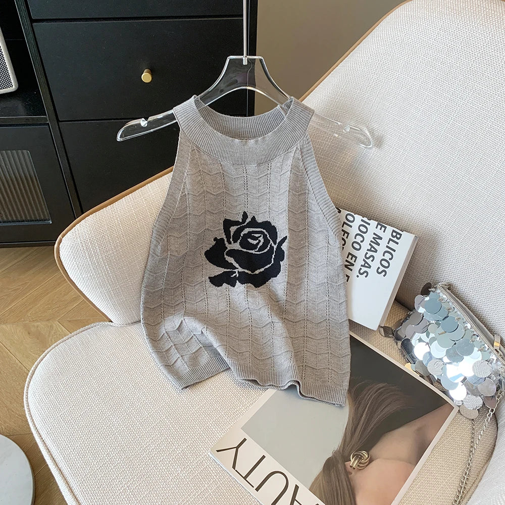 Stretch Knit Cami Tank Top