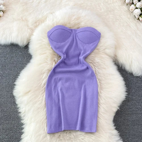 Strapless Tube Bodycon Party Dress