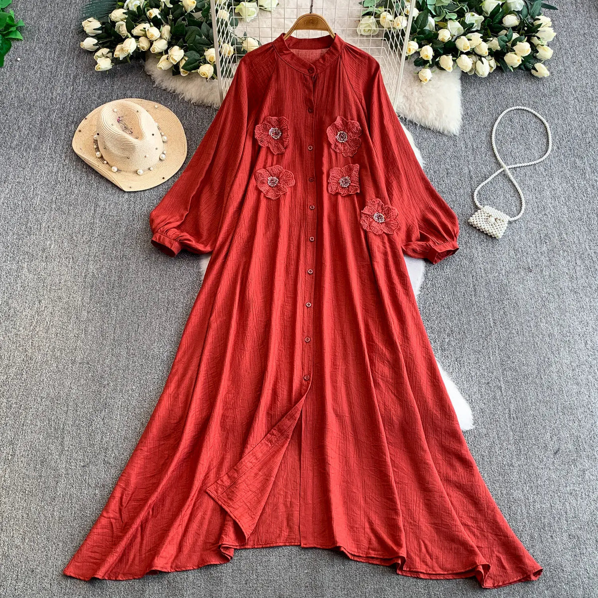 Floral Loose A-Line Dress