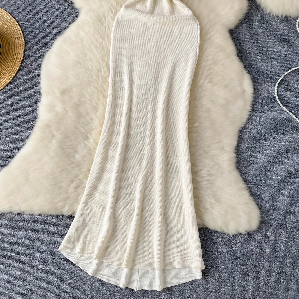 Sleeveless Knit Bodycon Mermaid Dress