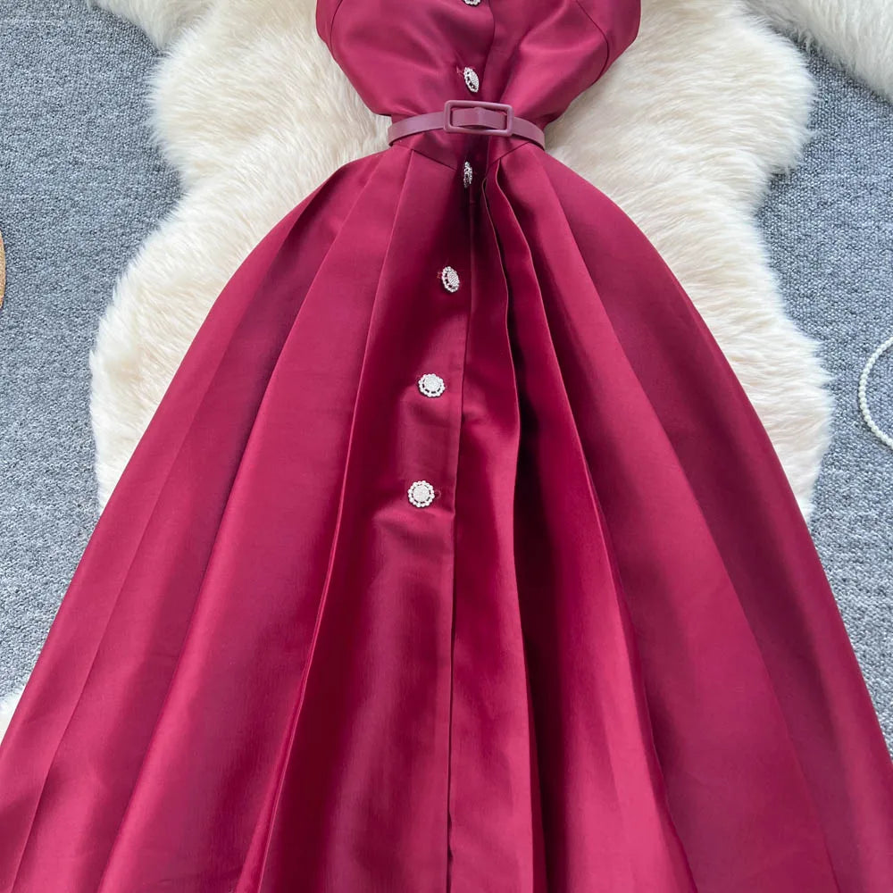 Sleeveless Ruched Fairy Sundress