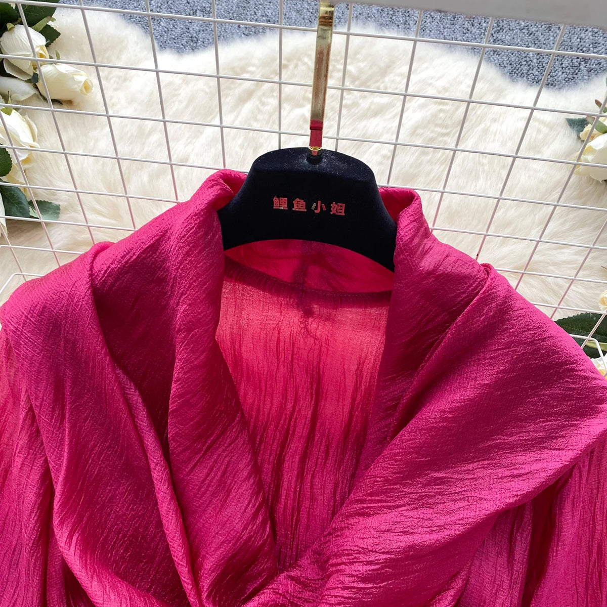 Swing Collar Loose Dress