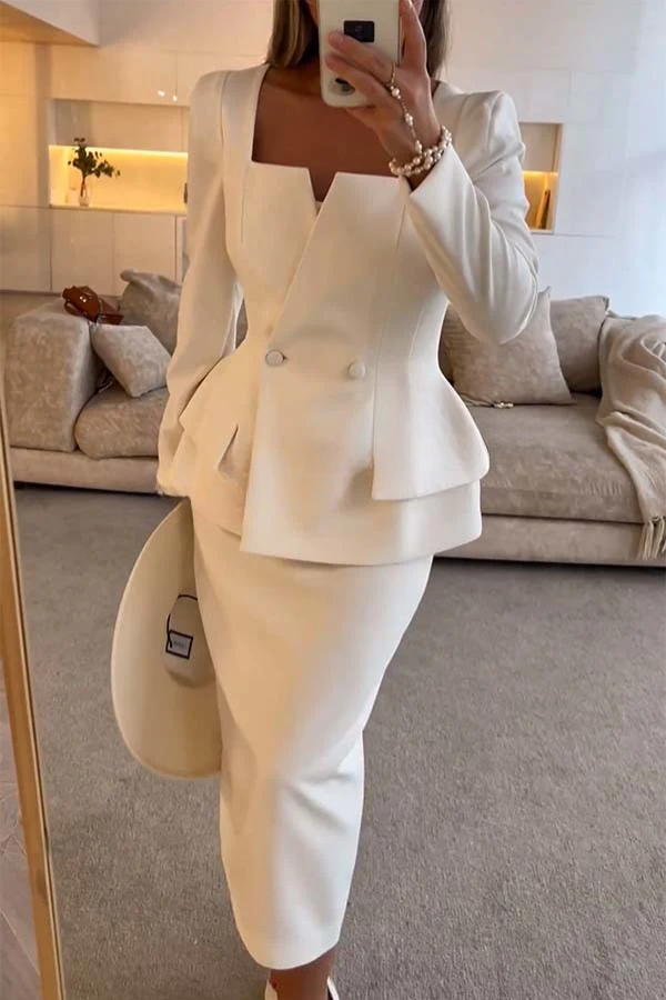 Blazer Ve Kalem Etek Takımı