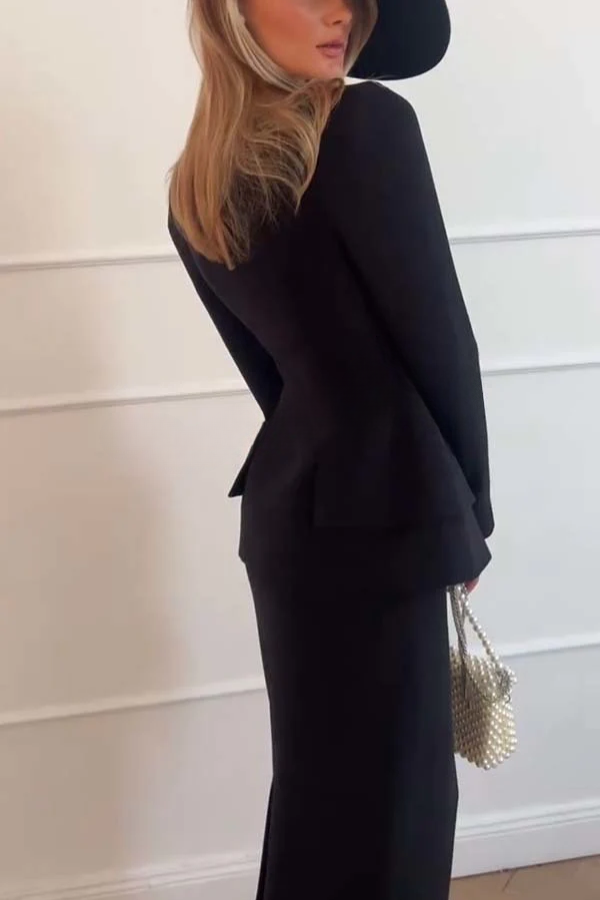 Blazer Ve Kalem Etek Takımı