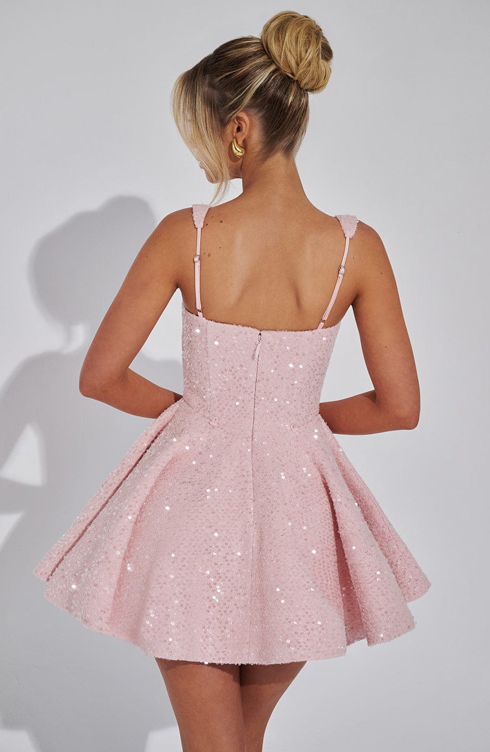 Dorothy Mini Elbise - Allık