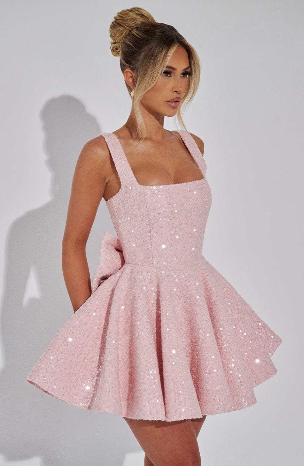 Dorothy Mini Elbise - Allık