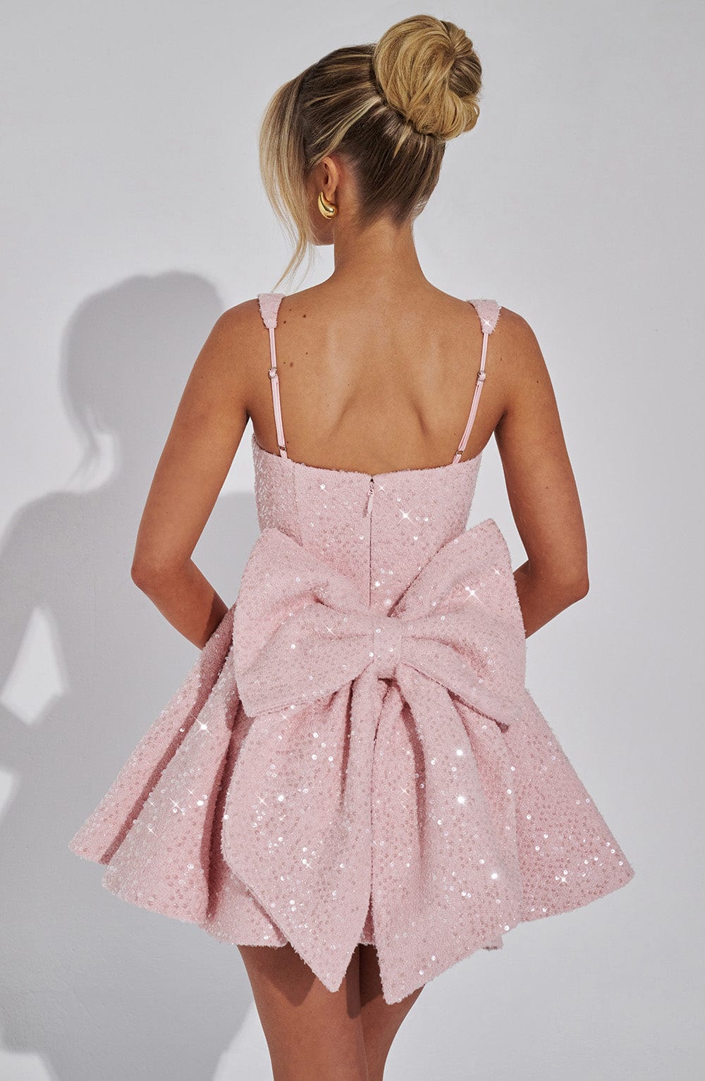 Dorothy Mini Elbise - Allık