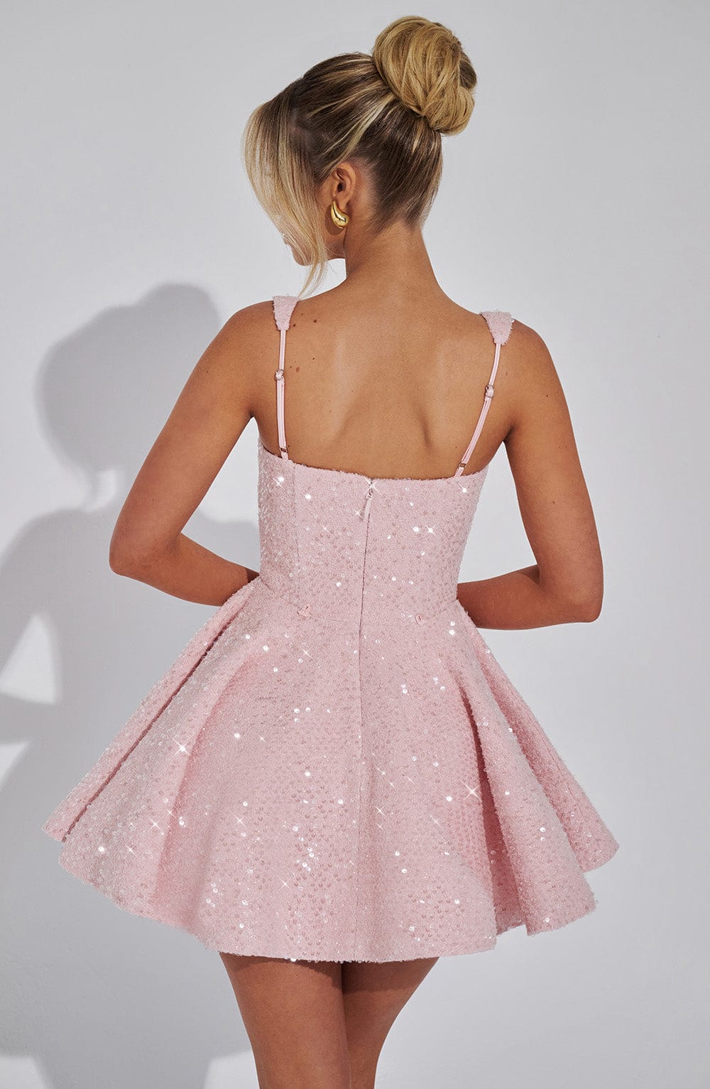 Dorothy Mini Elbise - Allık