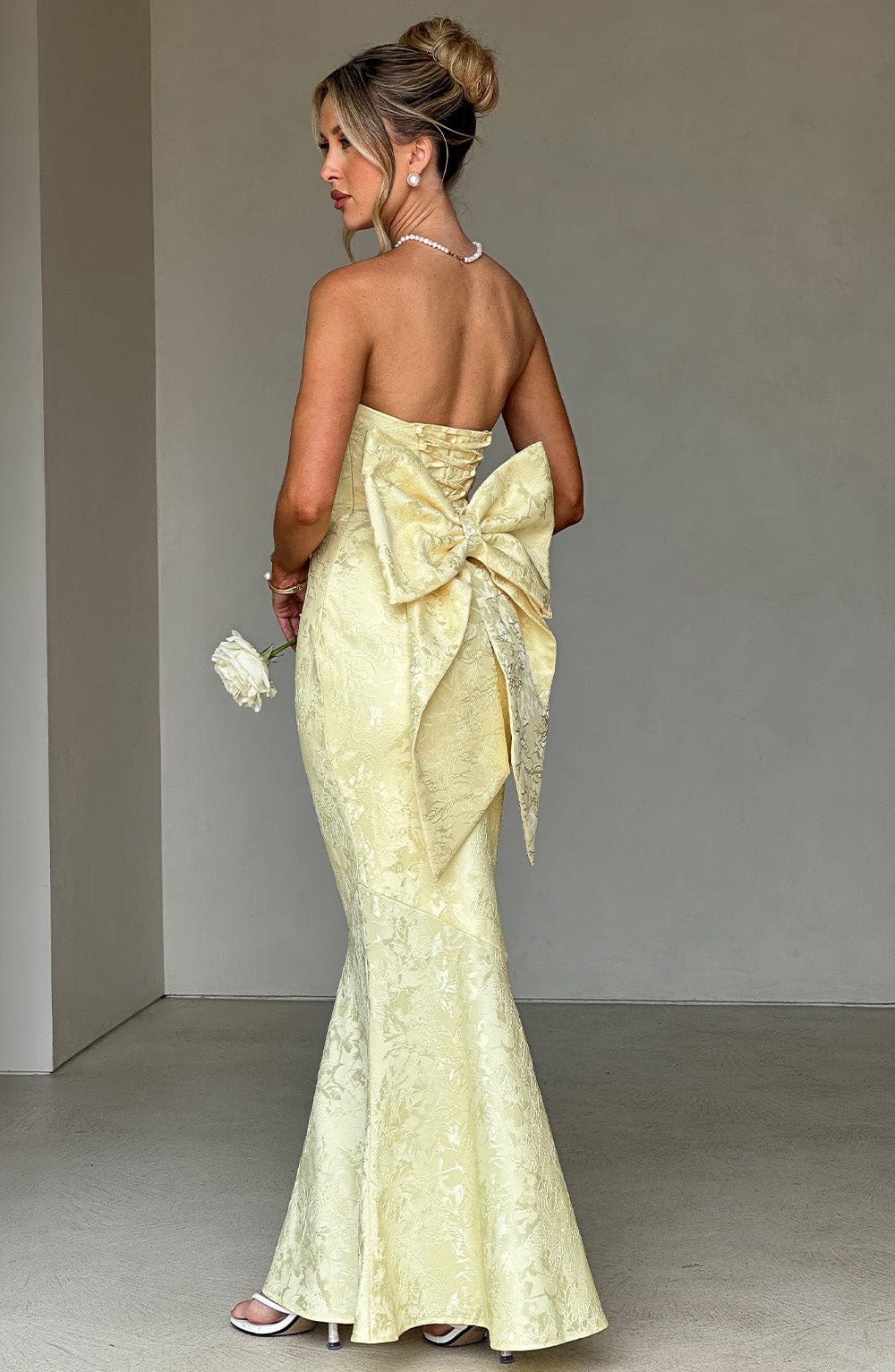 Felicity Uzun Elbise - Limon