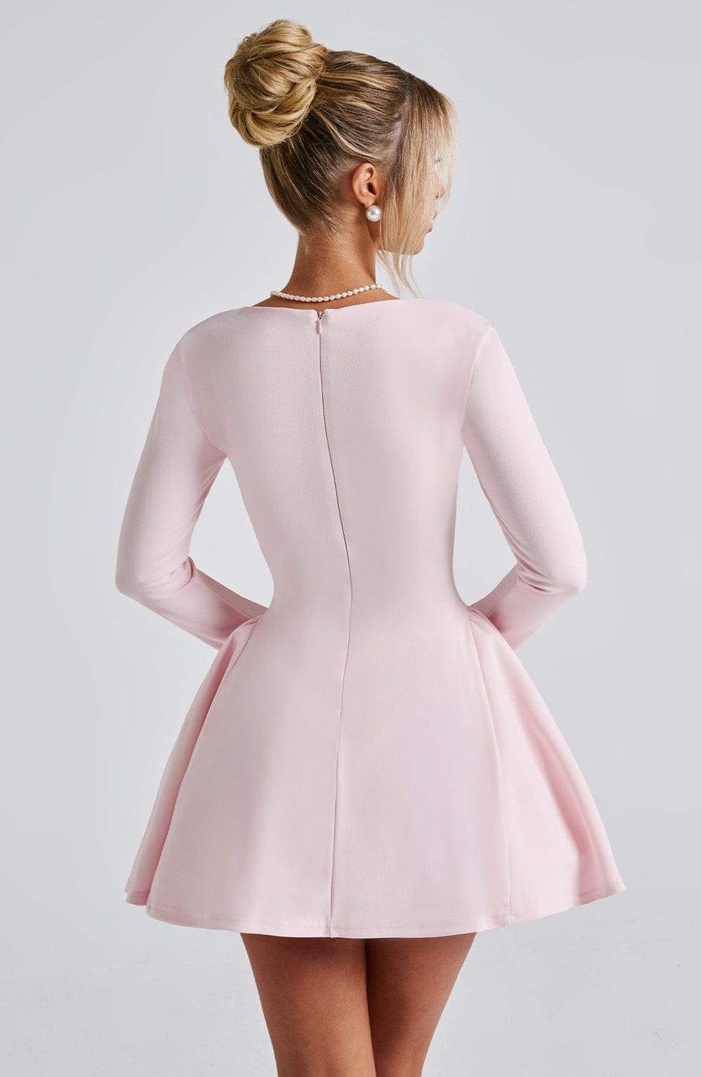Megan Mini Elbise - Allık