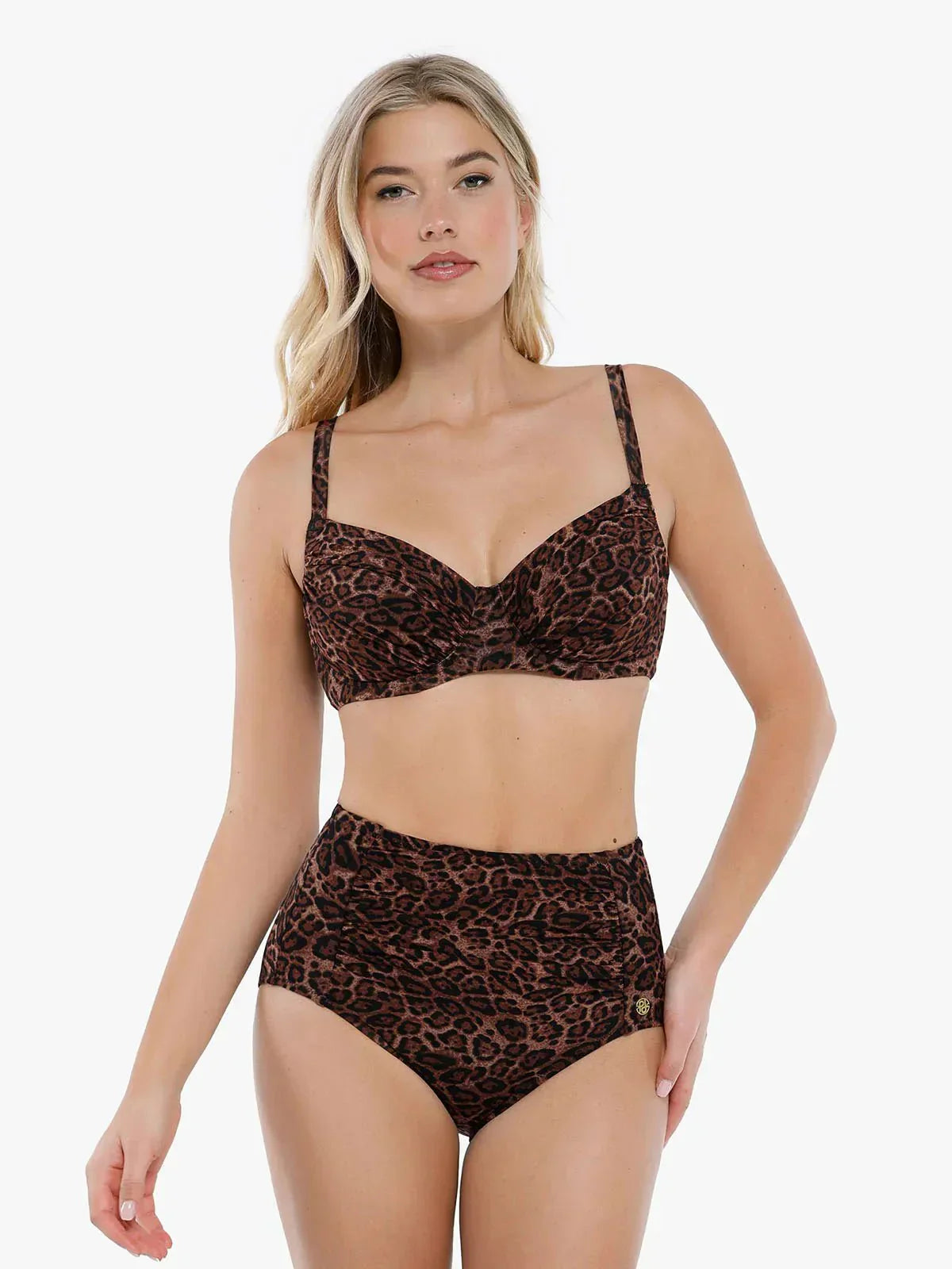 Şekillendirici Buruşuk Balenli Bikini Üstü