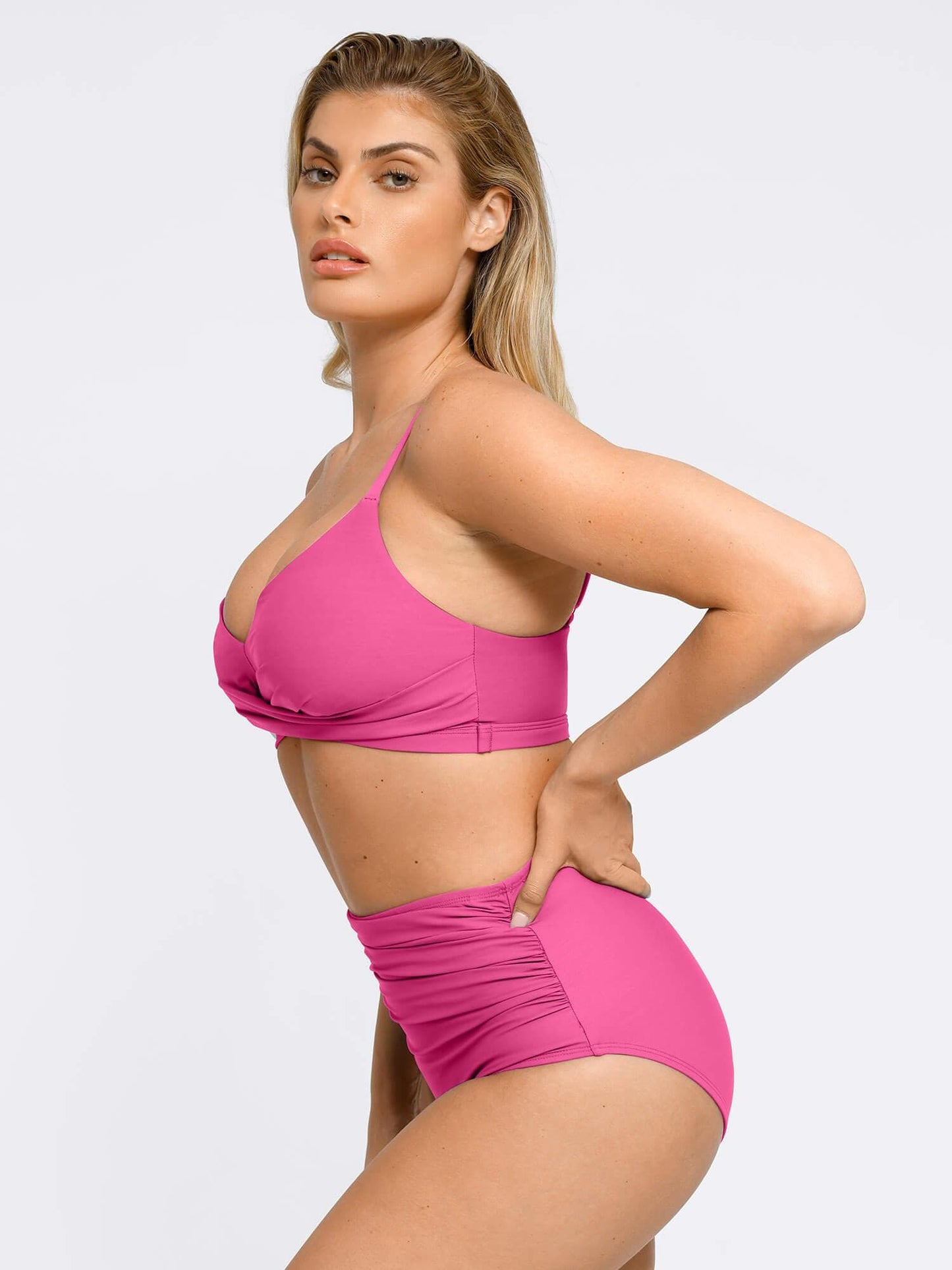 Şekillendirici Buruşuk Şekillendirici Bikini Üst Ve Alt Takımı