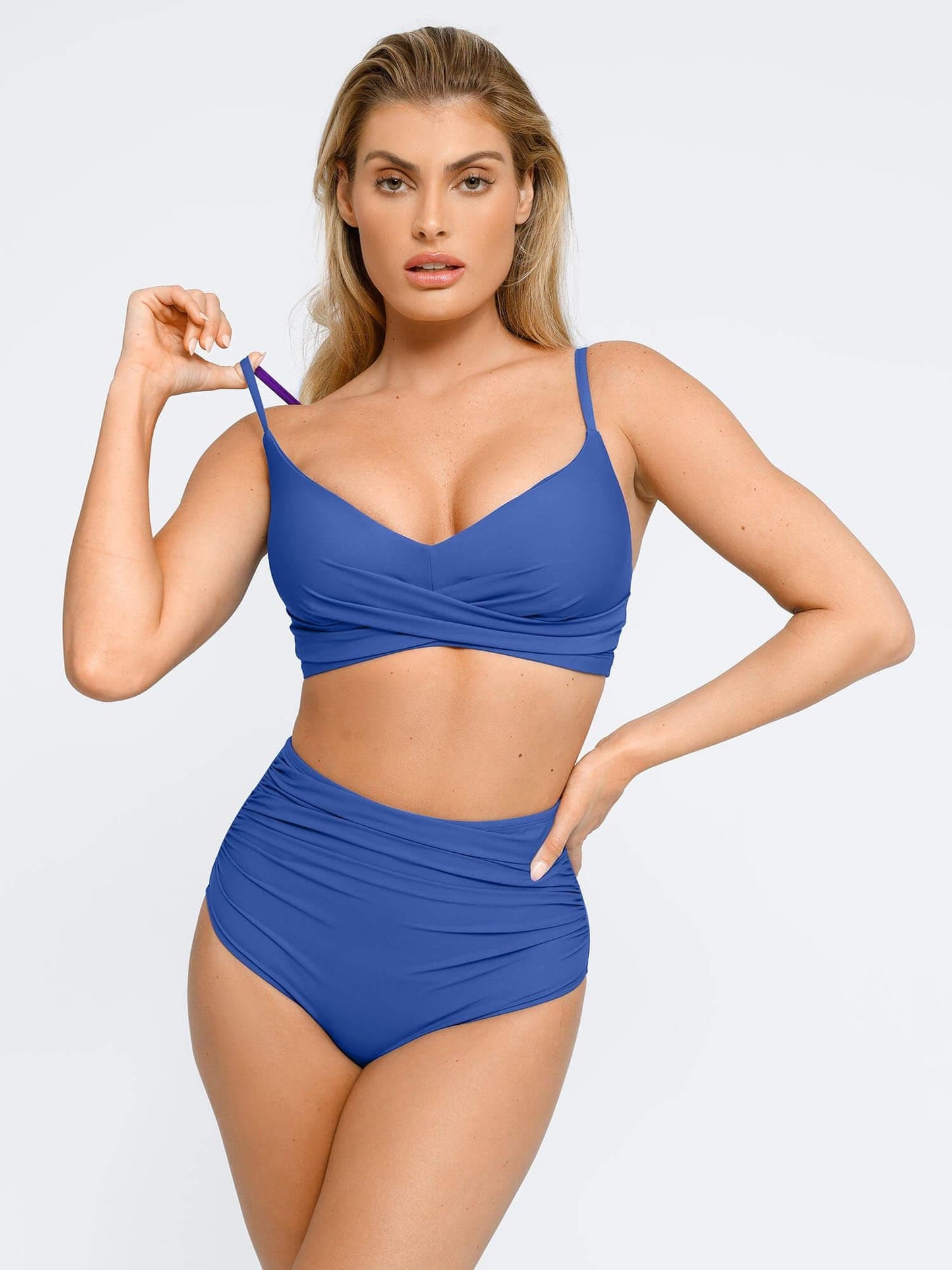 Şekillendirici Buruşuk Şekillendirici Bikini Üst Ve Alt Takımı