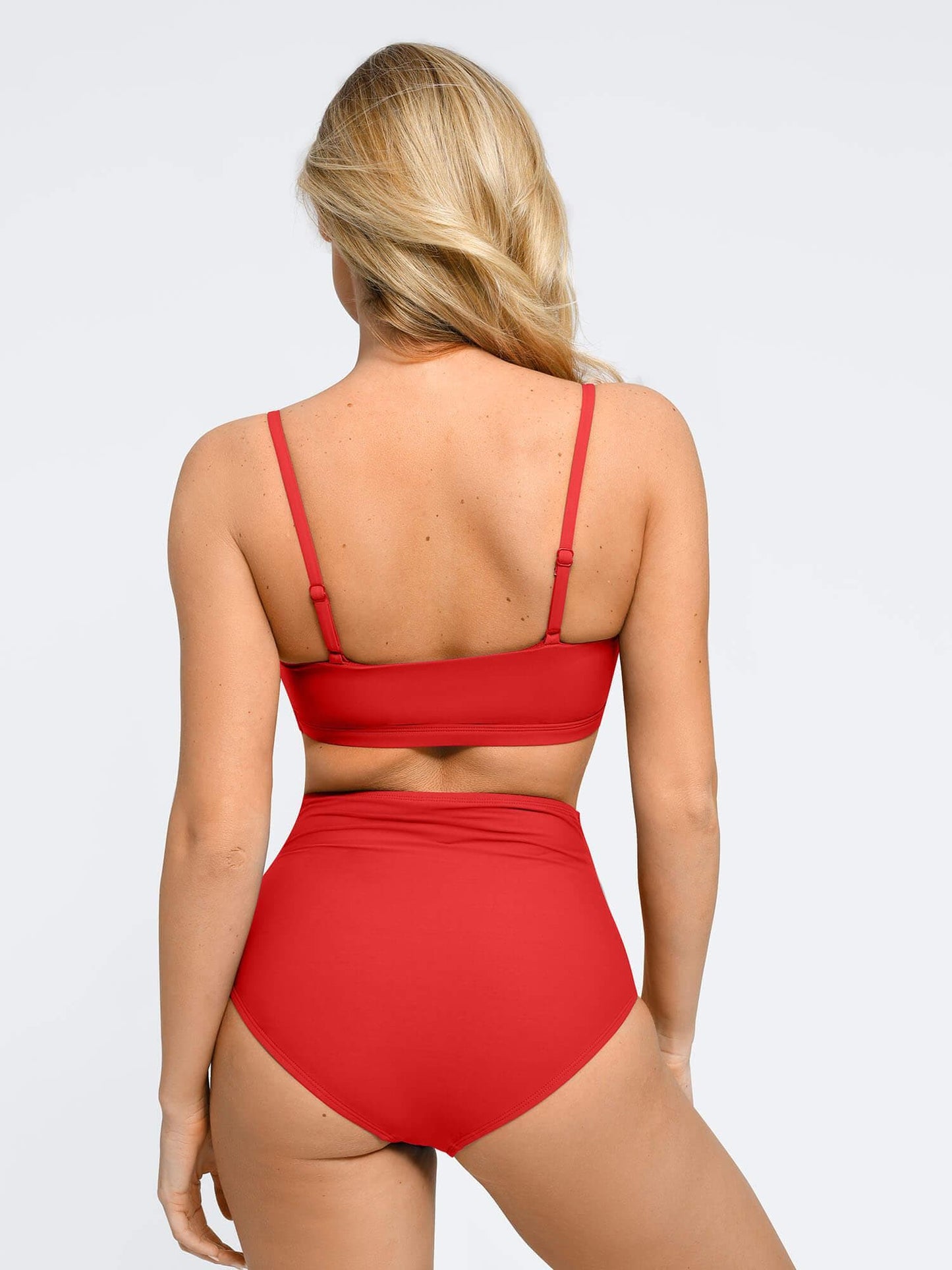 Şekillendirici Buruşuk Şekillendirici Bikini Üst Ve Alt Takımı