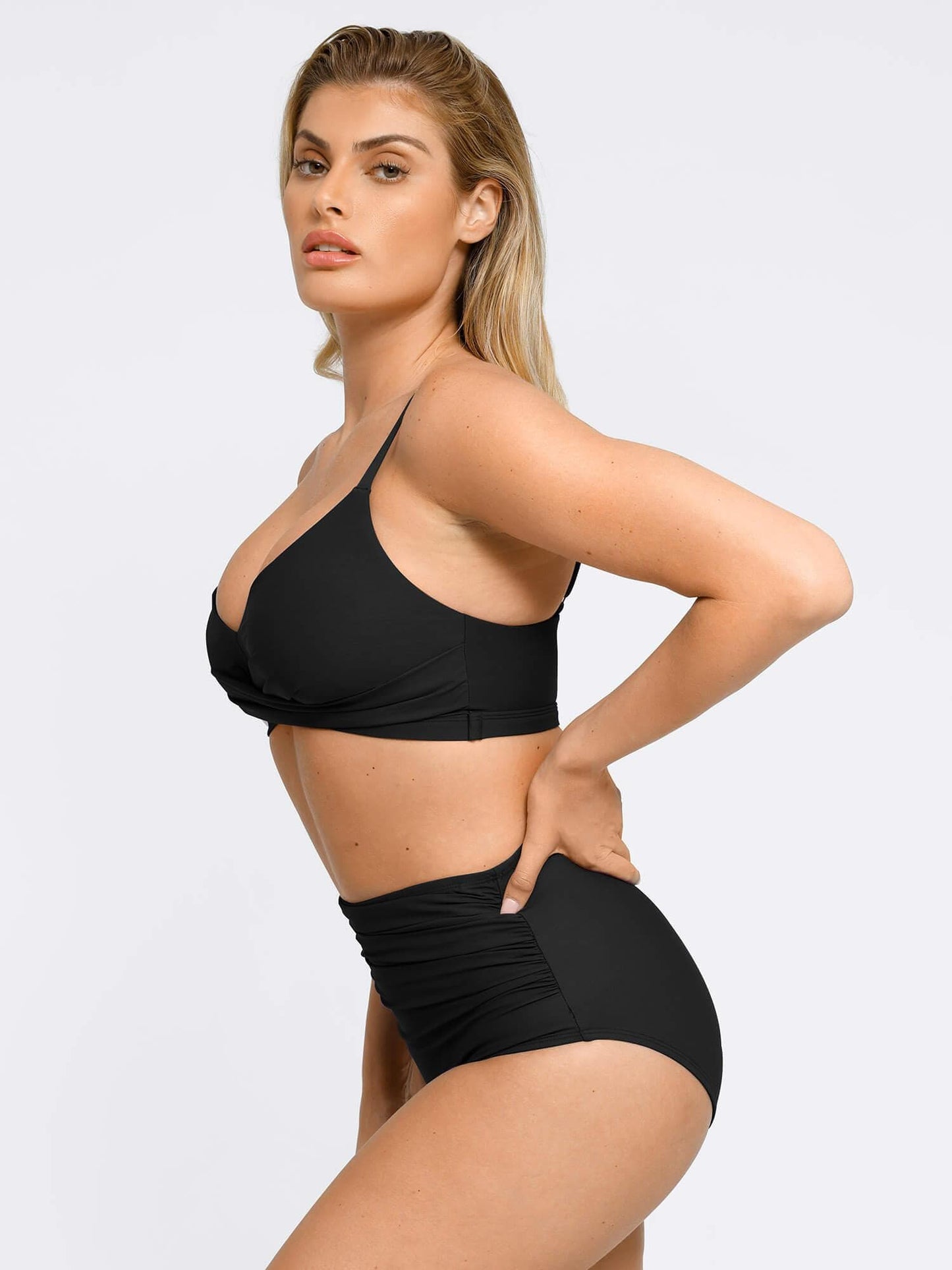 Şekillendirici Buruşuk Şekillendirici Bikini Üst Ve Alt Takımı