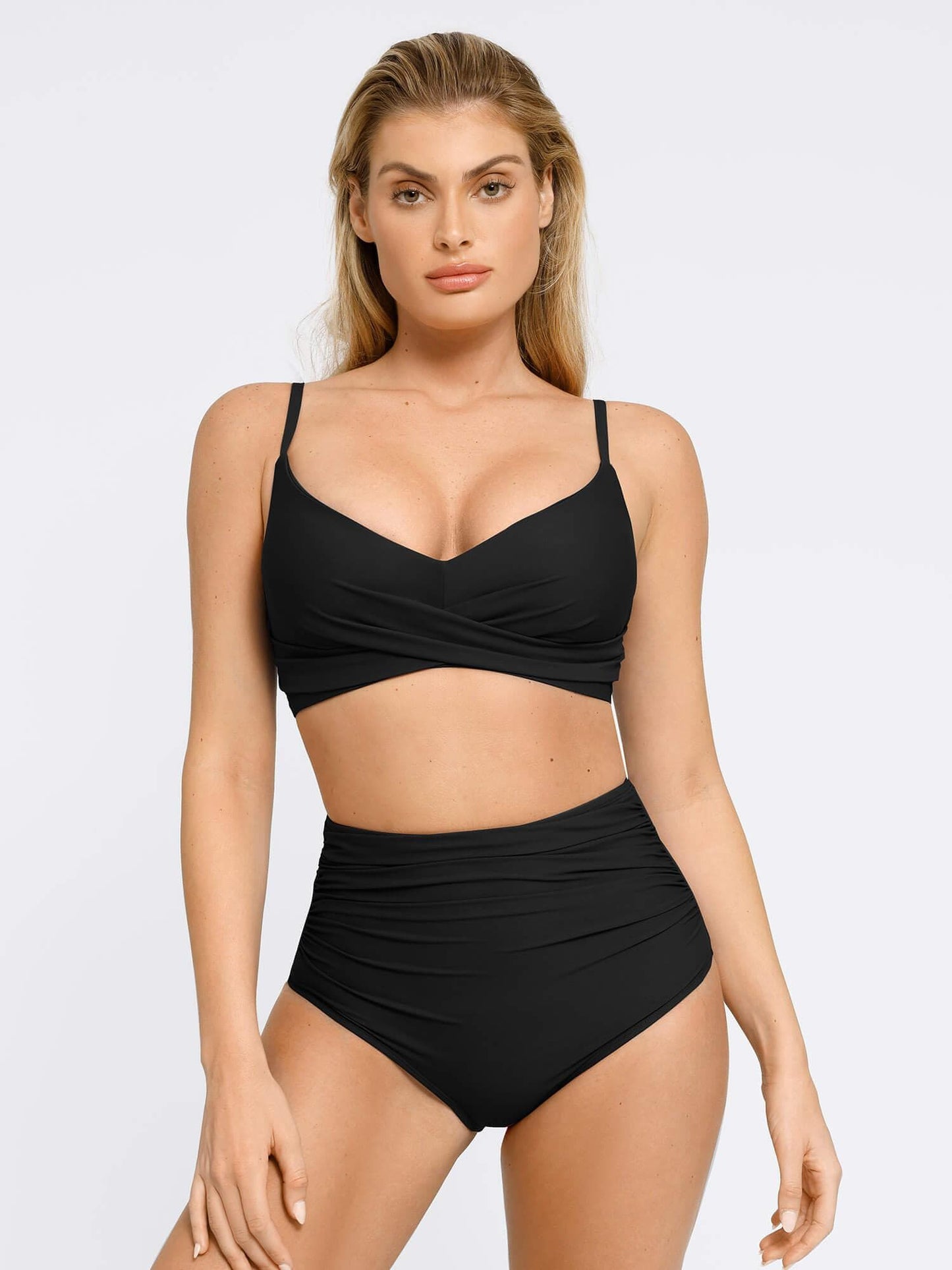Şekillendirici Buruşuk Şekillendirici Bikini Üst Ve Alt Takımı