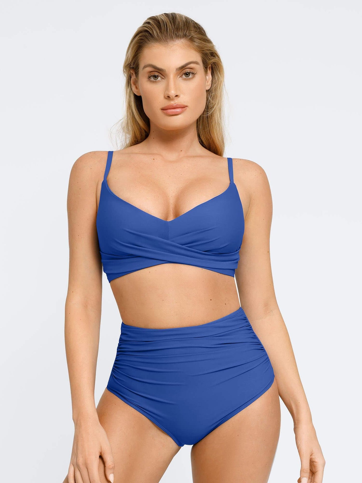 Şekillendirici Buruşuk Şekillendirici Bikini Üst Ve Alt Takımı