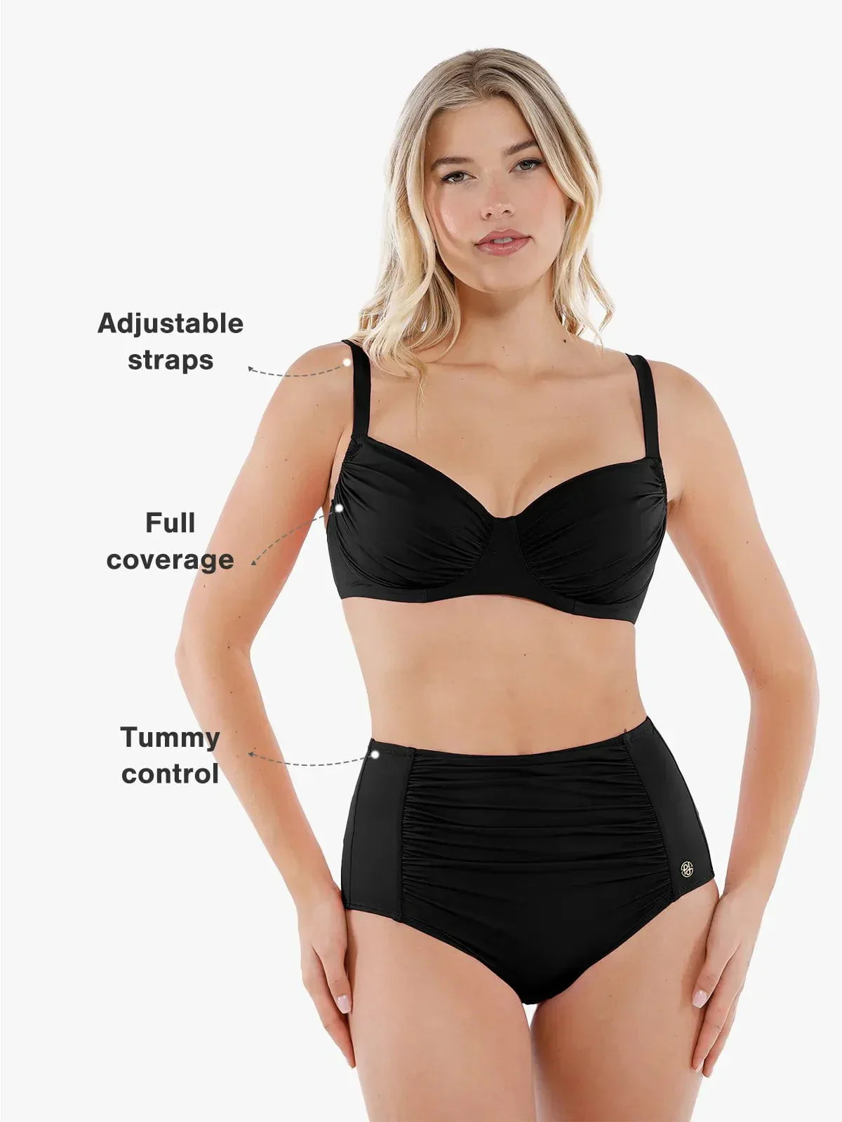 Şekillendirici Buruşuk Karın Kontrol Bikini Takımı