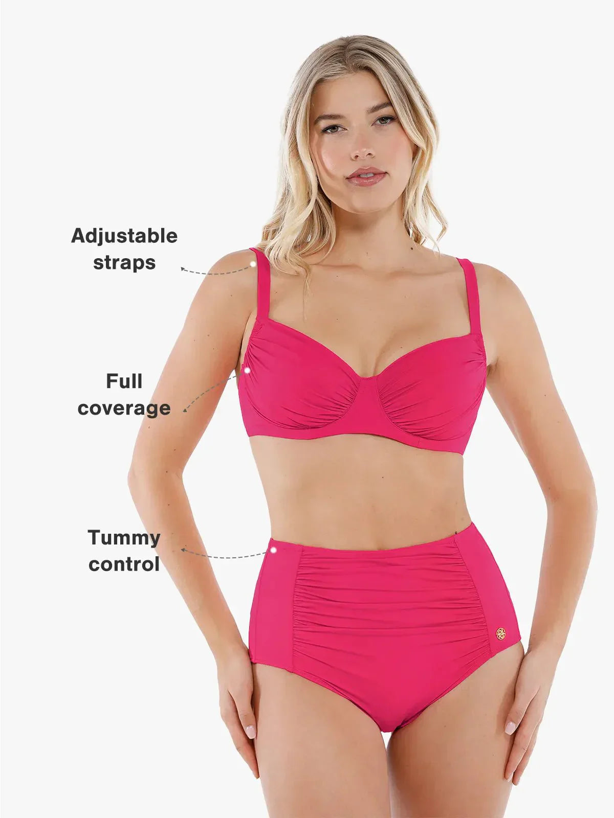 Şekillendirici Buruşuk Karın Kontrol Bikini Takımı
